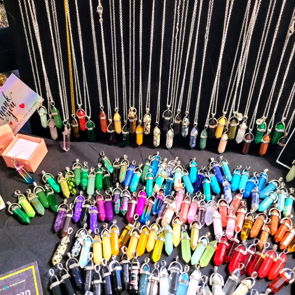 2 for 40 Bullet Pendant Charm Bracelets - Picture 3 of 4